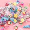 Party Favor 20pcs mignon fruit enfant paillettes épingle à cheveux enfants cadeaux d'anniversaire fille invité faveurs pinata remplir noël Halloween goodie sac