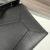 Luxuriöse Tragetasche aus Rindsleder, modische Damen-Umhängetasche mit Schultergurt, 29 cm – Schwarz
