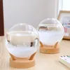 Decorative Figurines Glass Weather Station Light Up Forecaster Barometer Droplet Storm Creative Drop-Shaped Bottle For Home