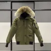 Канадская мужская большая куртка-пуховик высокого качества, канадская верхняя одежда, уличный пуховик, повседневная модная зимняя верхняя одежда 208