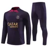 23/24 Paris Kids Tracksuits Treinamento Chandal 22 23 24 PSGes Mbappe Kit Survetement Pé Tuta Jaqueta Retro Futbol Futebol Homens e Crianças