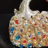 BL131 Colorful Phoenix Style Diamond Embedding Dinner Bag Women's Handbag New Product 240203