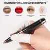 Professionell tatueringspenmaskin Set Permanent Eyebrow Lip Makeup Contour Pen Pen Beauty Art Tattoo Gun With Cartridge Needles Kit240129