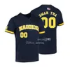 Faculdade de beisebol usa camisas de beisebol do Ncaa College Michigan Wolverines Cameron Weston Barry Larkin Joe Stewart Clark Elliott Matt Frey High