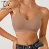 Bras Bras Cinoon Bezproblemowe biustonosze dla kobiety Push Up Bielizna Sen Wyjmowany wyściełany bralette One Piece Brassire Wireless Comfort Intymerate YQ240203