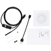 7/5.5mm IP67 Su Geçirmez Endoskop Kamera 6 LED'ler Ayarlanabilir USB Android Esnek Muayene Borescope Kameraları Telefon PC için