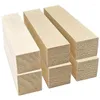 6pcs basswood corving blocks for wood legners hobby kit diy