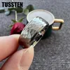 خواتم الزفاف إسقاط Tussten Cool Hammer Band للرجال نساء Tungsten Carbide Ring Multicolor Color Step Treghs 6mm/8mm متوفرة