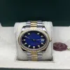 Com caixa original vendendo relógios de luxo relógio de pulso 18k ouro amarelo diamante dial moldura 18038 relógio automático masculino 210g
