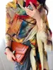 Женщины Twill Десять лошадь печати шарф животных Красный Foulard Femme Echarpe Ladies Joker Шелковые Square ШАРФЫ 100 * 100