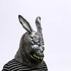 Masque de lapin de dessin animé Animal Donnie Darko FRANK le lapin Costume Cosplay Halloween fête Maks fournitures T200116345Y
