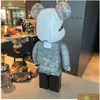 Jogos de filmes Novo Bearbrick 1000% Karl Laofoye Bloco de construção violento Urso Grande Decoração Casa Sala de estar Varanda Presente 70cm Drop Deli Dh0Cu