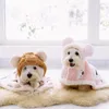 Cão vestuário inverno roupas para animais de estimação manto cobertor francês bulldog filhote de cachorro quente jaqueta à prova de vento para cães pequenos chihuahua casaco
