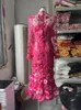 1001 XXL 2024 Runway-jurk Lente zomerjurk Ronde hals met lange mouwen Merk dezelfde stijl Damesjurk Mode Hoge kwaliteit yy