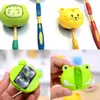 Bath Accessory Set With Suction Grip Accessories Bathroom Home Funny Cartoon Animals Shape Cute Wall Mounted Plastic Durable Toothbrush