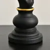 Northeuins Resin Chess Pieces Board Gamesアクセサリーインテリアホームデコレーションチェスマン彫刻のためのレトロ美学の装飾240123