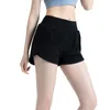 Womens Yoga Shorts Outfits With Exercise Fitness Wear lu Short Pants Girls Running Elastic Pants Sportswear Pockets size s-xxl