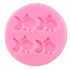 Baking Moulds Fish Pond Koi Silicone Mold Candy Clay Chocolate Cookie Mould Baby Birthday Cupcake Topper Fondant Cake Decorating Tools