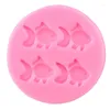 Moldes de cozimento Fish Pond Koi Molde de Silicone Doces Argila Chocolate Biscoito Molde Bebê Aniversário Cupcake Topper Fondant Ferramentas de Decoração de Bolo