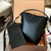 Moda LE 37 Bolsas de cubo de cuero genuino Manija Hombro Cordón Diseñador Bolsas Correa para mujer Lujos Crossbody Tote Monedero Mens Lady Bolso Embrague Bolsa de viaje