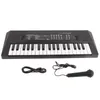 Elektriskt tangentbord 37 Keys Piano Children's Music Instrument Toy Microphone Recording Function 240124