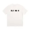 Designer Luxury SANDER Klassiek minimalistisch oversized los unisex casual T-shirt met korte mouwen en letters