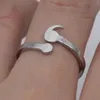 Band Rings Creative rostfritt stål semikolonringstorlekar alla släppleveranser ot8cr