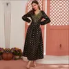 Roupas étnicas Vestido Longo Dubai Abaya Turquia Islam Árabe Vestido Muçulmano Vestidos Africanos para Mulheres Robe Longue Femme Musulmane Caftan