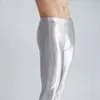 Herren-Badebekleidung, sexy Satin-Öl-Glanzhose, nackt, schnell trocknend, glänzend, für Schwimmsport, hochelastische Surf-Leggings