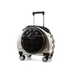 Assento de carro do cão cobre Ers Pet Cat Trolley Mala Lage com Rodas Transportando Transparente Respirável Transportadora Mochila Carrinho Drop Del Dh7O3