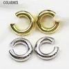 Boucles d'oreilles à Clip cylindrique en forme de C, 10 paires, manchette d'oreille, boucles d'oreilles métalliques lisses, bijoux cadeau pour femmes 30740 240127