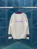 G Quality Gussie Guuui Guxci High 24SS Hoodie Hoodie High Street Cotton Coton Pullover Cardigan Sweat à capuche Twisted Woard Woard Pull G1921 Patch Cas