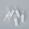 Förvaringsflaskor 100pieces/parti 1 ml mini parfymglas spray flaska påfyllningsbara tomma kosmetiska behållare bärbara finförstärkare prov