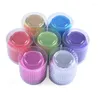 Bakningsverktyg 100pc Cupcake Paper Cups Gold/Silver/Red Foil Liner Holder Muffin Cup Cake Case Wrapper Aluminium Metal