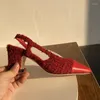 Sandálias de luxo saltos femininos 2024 cor de couro combinando francês elegante vintage fivela designer estilo mulher mary jane