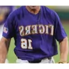 Tigers LSU 8 Alex Bregman 10 Eric Walker 18 Austin Bain 43 Todd Peterson NCAA College Baseball Jersey podwójna nazwa Num High 1