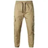 Mens Casual Pants Trend Multi Pocket Youth Middle midja Overall NK321