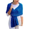Scarves Autumn And Winter Womens Scarf Fashion Knitted Shawl Eleven Silk Drop Delivery Dhrpc