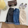 Printemps automne enfants vêtements pour garçons bébé bande élastique pantalon en denim extensible pour enfants en bas âge vêtements pour garçons vêtements d'extérieur pantalons en jean 240124