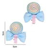 Acessórios de cabelo clipes de pirulito arco-íris doces barrettes doces arcos grampos de cabelo para bebês meninas crianças headwear artesanal