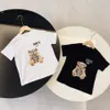 Vêtements pour bébés garçons enfants tout-petits ours t-shirts coton filles enfant designer simple t-shirt à manches courtes enfants designers t-shirts multicolores E2gB #