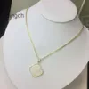 Van Clover ketting Cleef klavertje vier Neckalces hanger ketting topkwaliteit 25 mm hangers zilveren ketting elegante luxe merk gouden man voor vrouwen Valentijnsdag Mot