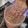 1KG Holographic Mixed Hexagon Shape Chunky Nail Glitter Blue Chameleon Sequins Laser Nail Sparkly Flake Manicure Decor Paillette 240202