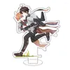 Anahtarlık Oyunu Genshin Etki Figürü Cosplay Akrilik Raiden Shogun Venti Stand Model Plaka Oyuncak Dekor Dekor Prop Anime Hediyesi Arkadaş İçin