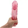Andra hudvårdsverktyg vibratorer vattentät stor gelé dildo vibrator g spot för kvinnor klitoris stimator adt leksaker kvinna shop 1115 drop d dhlsj