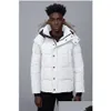 Mens Down Parkas Hiver Fourrure Parka Homme Jassen Chaquetas Vêtements d'extérieur Wolf Fourrure à capuche Manteau Wyndham Canada Veste Manteau Hiver Doudo Otirw