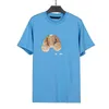 SS Nieuwe Tees Cuthead Bear Print Korte mouwen Heren T-shirts Trui Letter Los Vrije tijd Sport Heren T-shirt Halve mouwen Topkleding