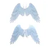 Decoración de fiesta Halloween Angel Wing Fancy Dress Niños Adultos Trajes Cumpleaños DIY Props Disfraces Ropa de rendimiento