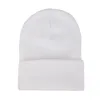 DIY Autumn and Winter Solid Color Sticket Bucket Hat Personlig design Anpassad logotyp Skull Beanie Men and Women Team kan bära LL