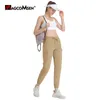 Kadın pantolon magcomsen yürüyüş kargo joggers hızlı kuru hafif rahat eşofman açık atletik egzersiz bayanlar pantolon